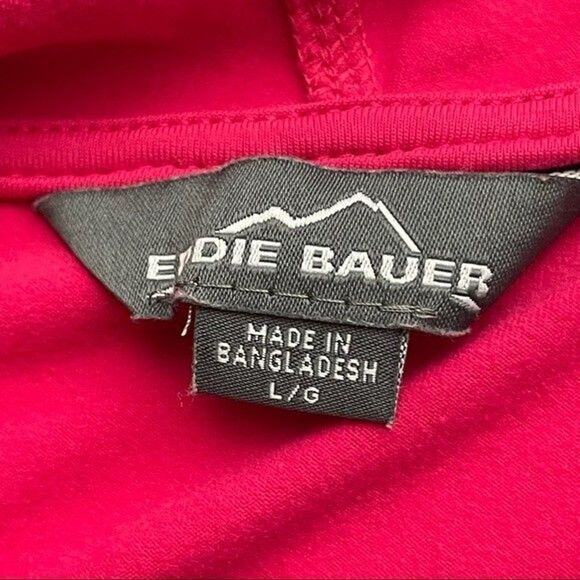 Eddie Bauer Pullover with Hood Long Sleeve Pink Women's Size Large - Picture 3 of 6